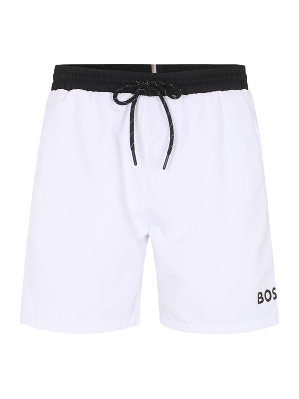 BOSS Orange BOSS Orange Шорти за плуване 'Starfish'  черно / бяло