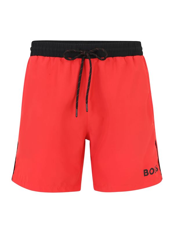 BOSS Orange BOSS Orange Шорти за плуване 'Starfish'  червено / черно