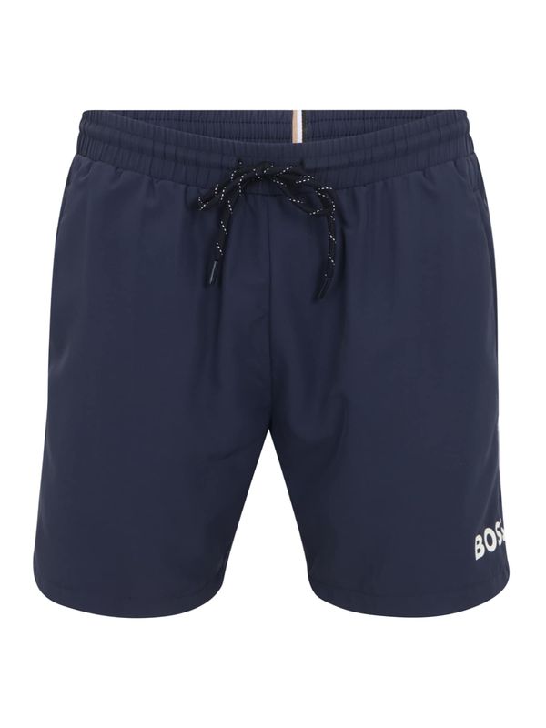 BOSS Orange BOSS Orange Шорти за плуване 'Starfish'  нейви синьо / бяло