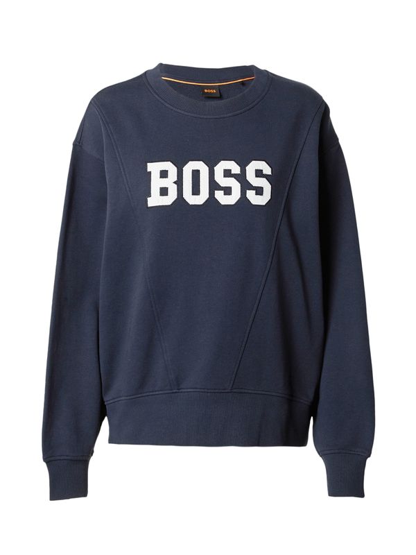 BOSS Orange BOSS Orange Суичър 'Eprep'  морскосиньо / бяло