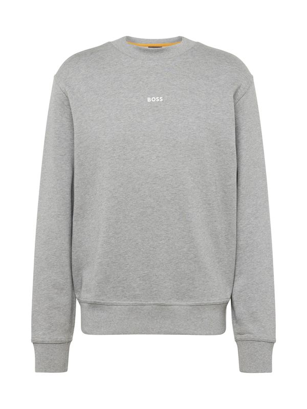 BOSS Orange BOSS Orange Суичър  светлосиво / бяло