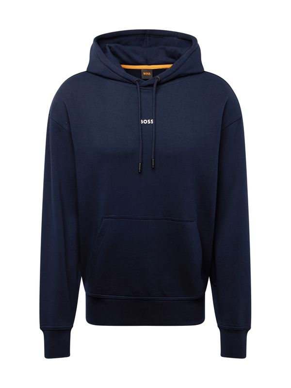 BOSS Orange BOSS Orange Суичър 'We Small'  тъмносиньо / бяло