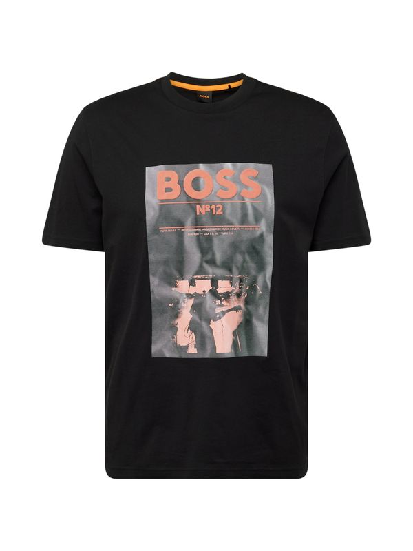 BOSS Orange BOSS Orange Тениска 'BossTicket'  черно