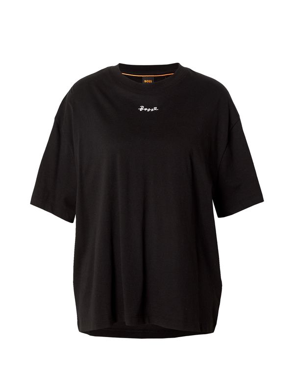 BOSS Orange BOSS Orange Тениска  черно / бяло