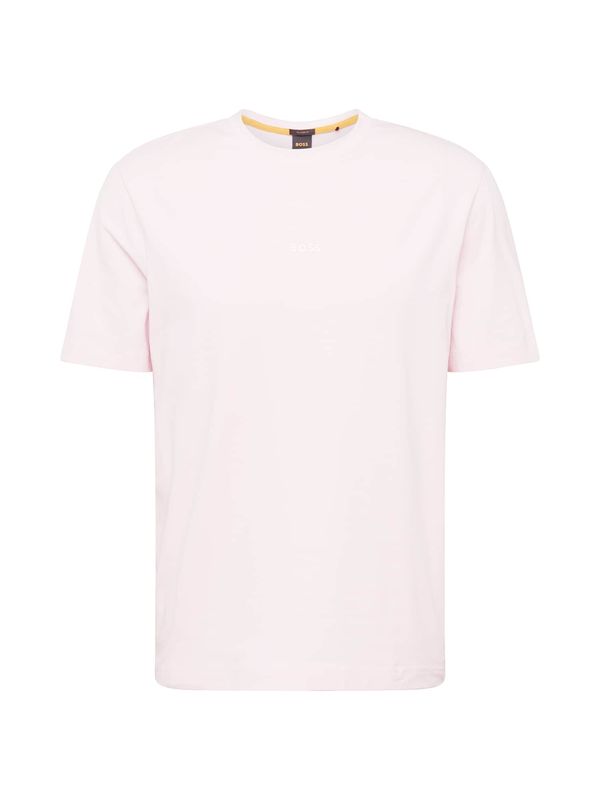 BOSS Orange BOSS Orange Тениска 'Chup'  пастелно розово / бяло
