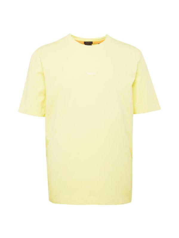 BOSS Orange BOSS Orange Тениска 'Chup'  жълто / бяло
