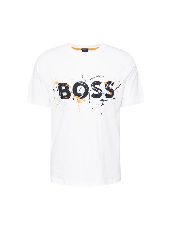 BOSS Orange BOSS Orange Тениска  кремаво / нейви синьо / пастелно синьо / оранжево