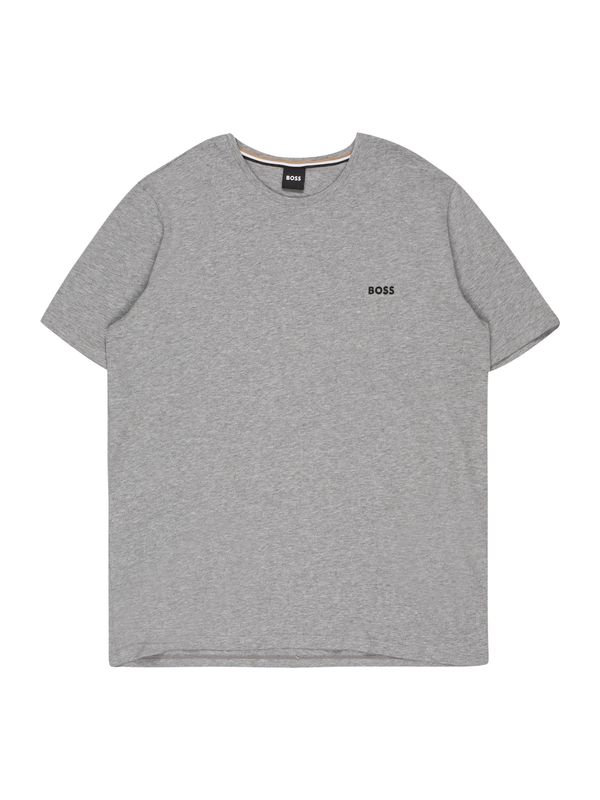 BOSS Orange BOSS Orange Тениска 'Mix&Match'  сив меланж / черно