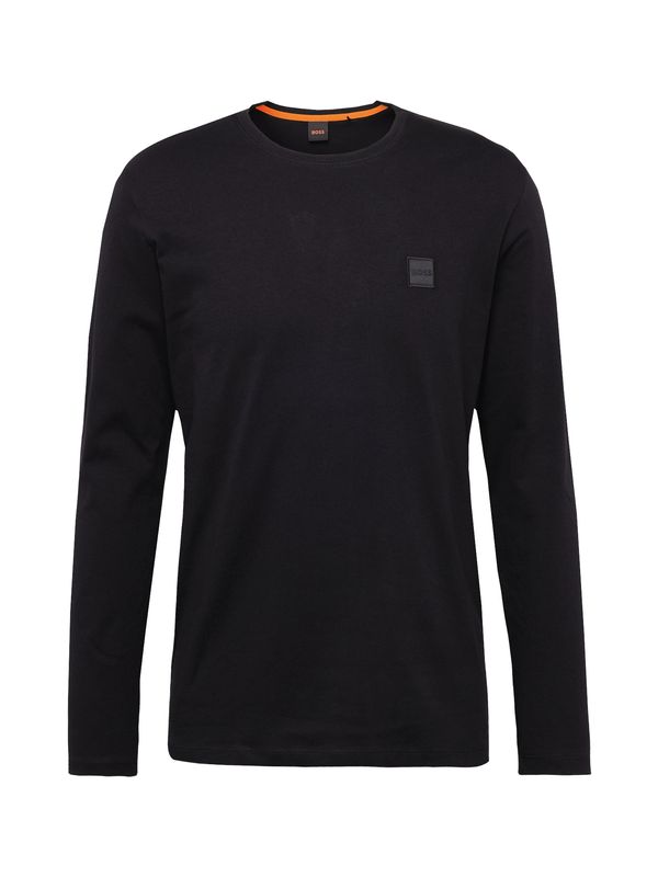 BOSS Orange BOSS Orange Тениска 'Tacks'  черно