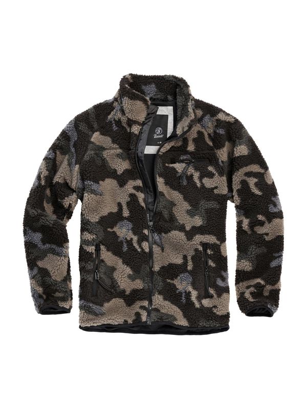 Brandit Brandit Поларено яке  опушено синьо / сиво / антрацитно черно / сиво-бежово / тъмнозелено