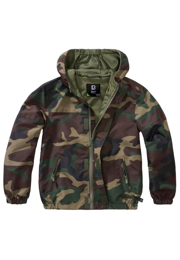 Brandit Brandit Преходно яке  зелено / бургундово червено / черно