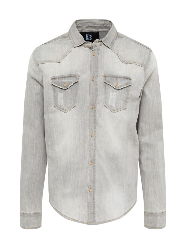 Brandit Brandit Риза 'Riley'  сив деним