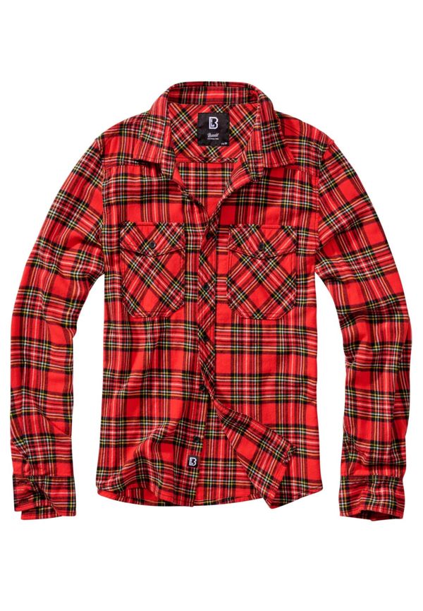 Brandit Brandit Риза  светложълто / червено / черно / бяло