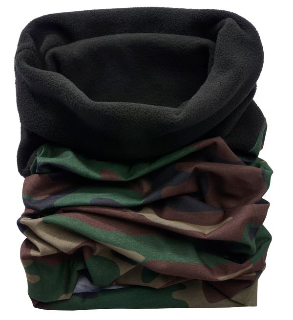 Brandit Brandit Шал тръба  брокат / каки / тревнозелено / черно