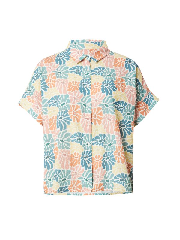 Brava Fabrics Brava Fabrics Блуза 'Spring'  жълто / оранжево / бледорозово / бяло