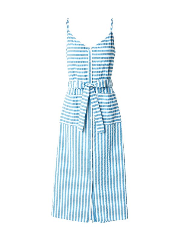 Brava Fabrics Brava Fabrics Лятна рокля  неоново синьо / бяло