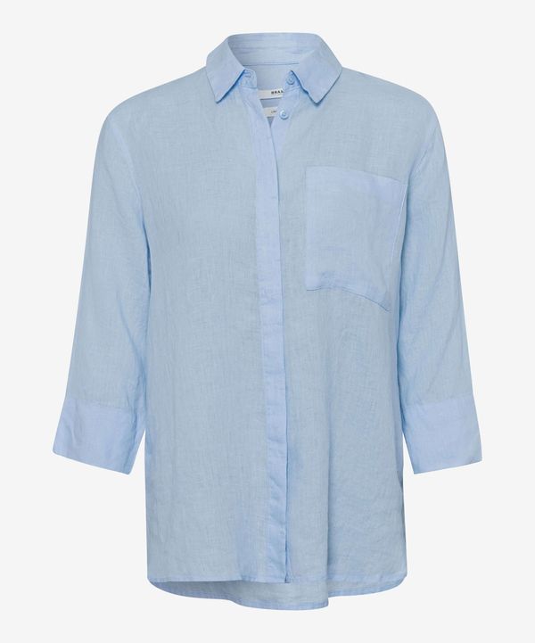 BRAX BRAX Блуза 'Vicki'  опушено синьо