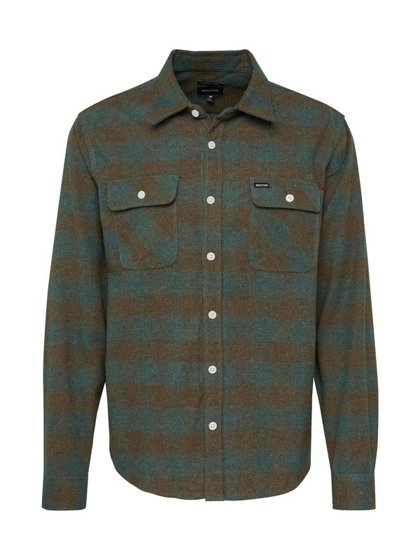 Brixton Brixton Риза 'BOWERY'  тюркоазен / каки