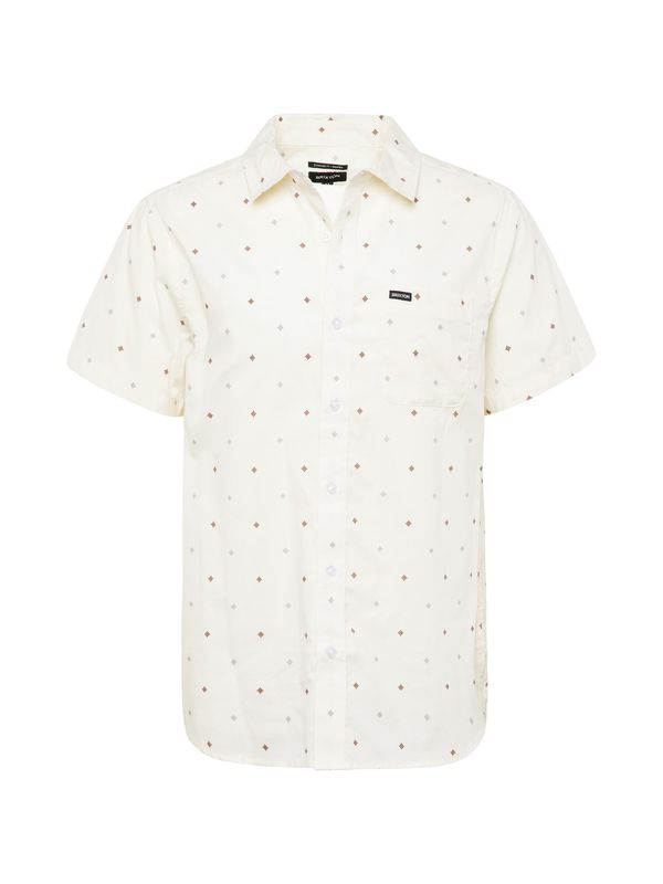 Brixton Brixton Риза 'CHARTER'  кафяво / светлосиво / естествено бяло