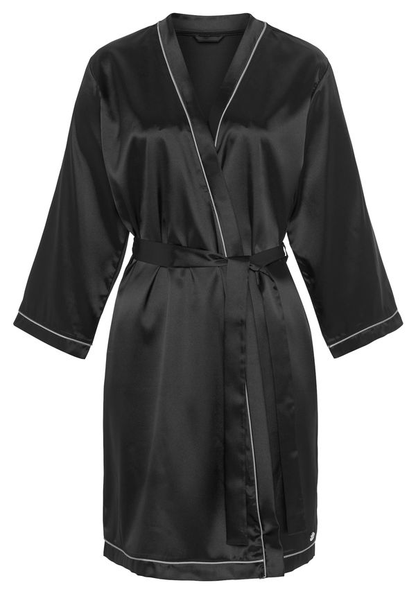 BRUNO BANANI BRUNO BANANI Сутрешен халат  черно / бяло