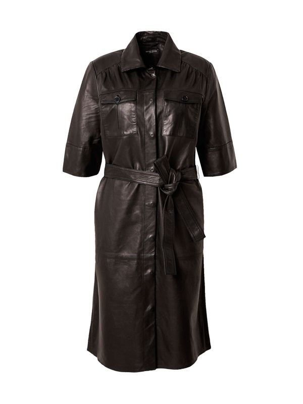 BRUUNS BAZAAR BRUUNS BAZAAR Рокля тип риза 'Marica'  черно