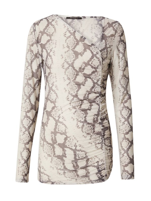 BRUUNS BAZAAR BRUUNS BAZAAR Тениска 'Phlox Astras'  таупе сиво / камък