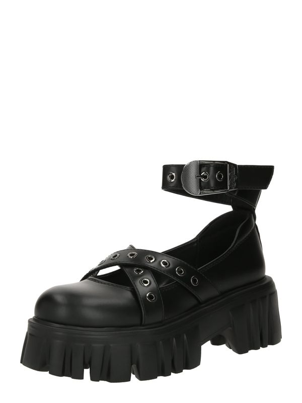 BUFFALO BUFFALO Балерина с каишка  черно