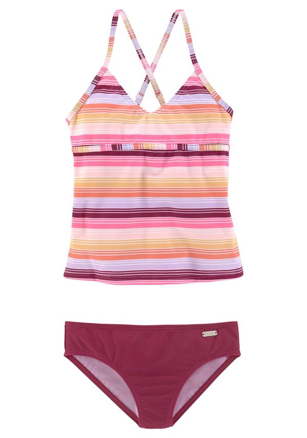 BUFFALO BUFFALO Бански тип бикини  боровинка / оранжево / розово / бяло