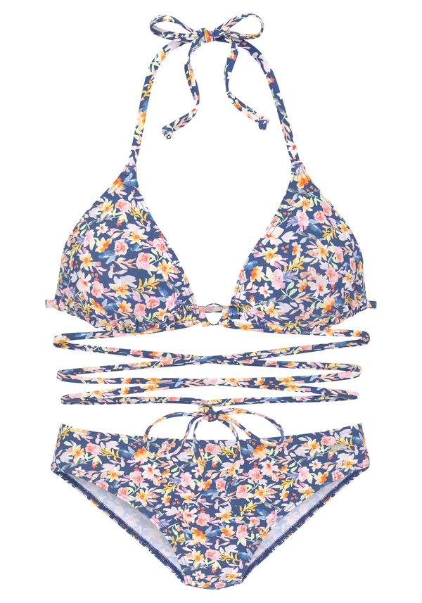 BUFFALO BUFFALO Бански тип бикини  синьо / светложълто / оранжево / бледорозово