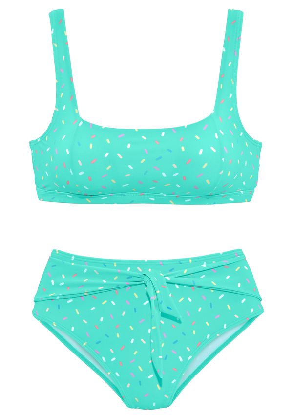 BUFFALO BUFFALO Бански тип бикини  синьо / тюркоазен / жълто / светлолилаво / бяло