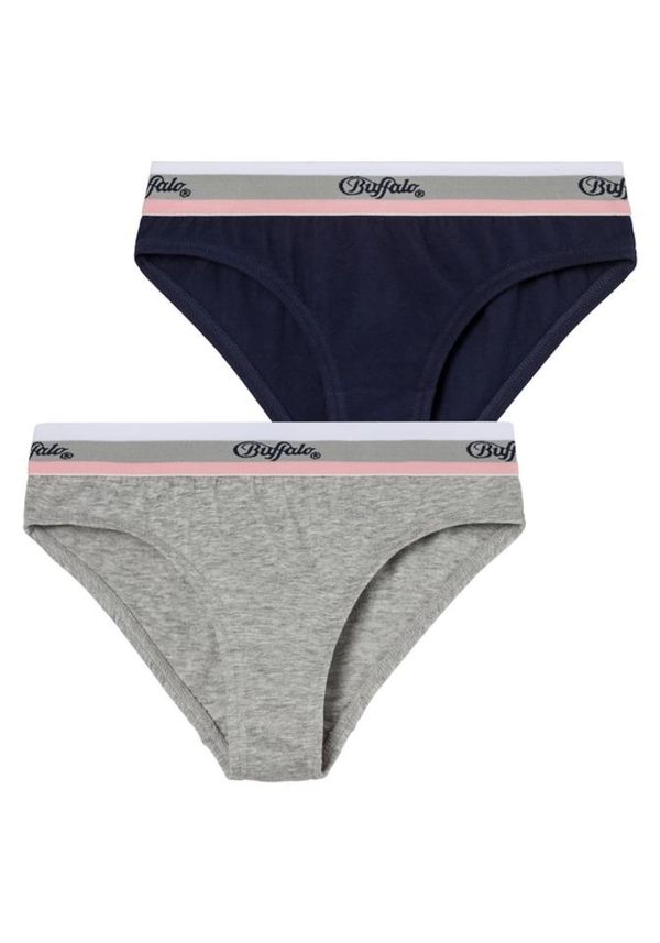 BUFFALO BUFFALO Долни гащи  синя тинтява / сив меланж