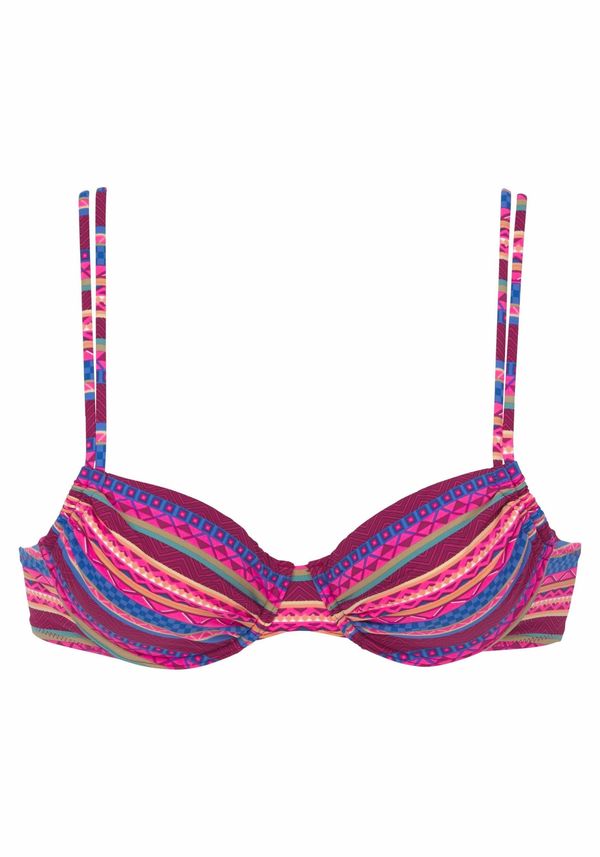 BUFFALO BUFFALO Горнище на бански  синьо / фуксия / бордо