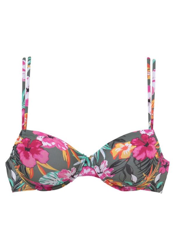 BUFFALO BUFFALO Горнище на бански  сиво / пъстро