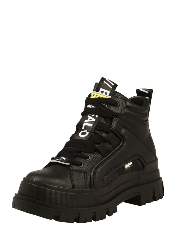 BUFFALO BUFFALO Ниски ботуши с връзки 'Aspha'  жълто / черно / бяло