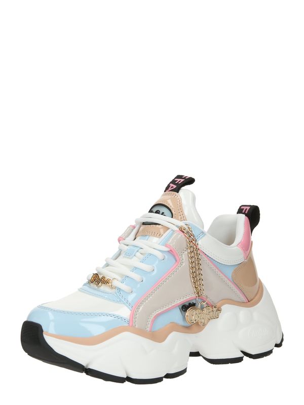 BUFFALO BUFFALO Ниски маратонки  бежово / пастелно синьо / светлорозово / бяло