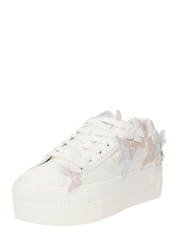 BUFFALO BUFFALO Ниски маратонки  светлосиньо / розе / бяло