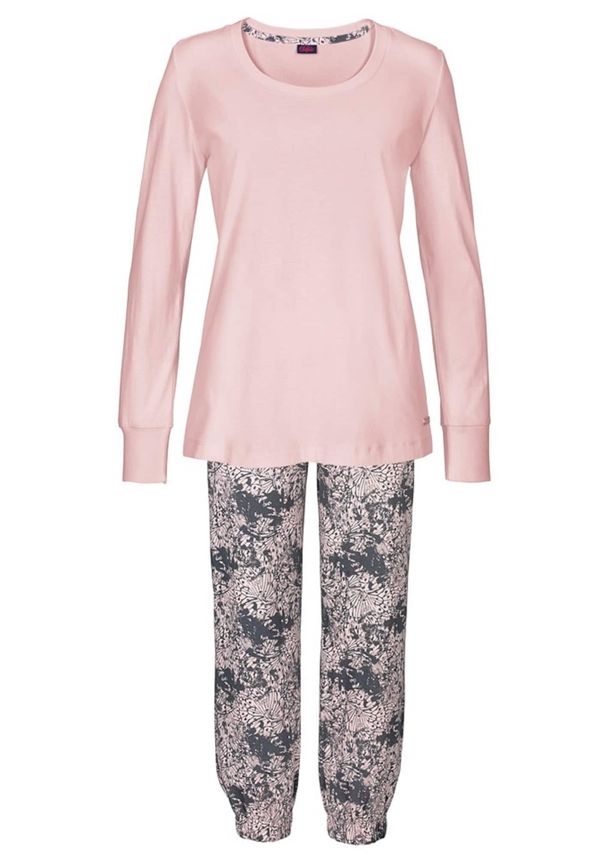 BUFFALO BUFFALO Пижама  базалтово синьо / бледорозово