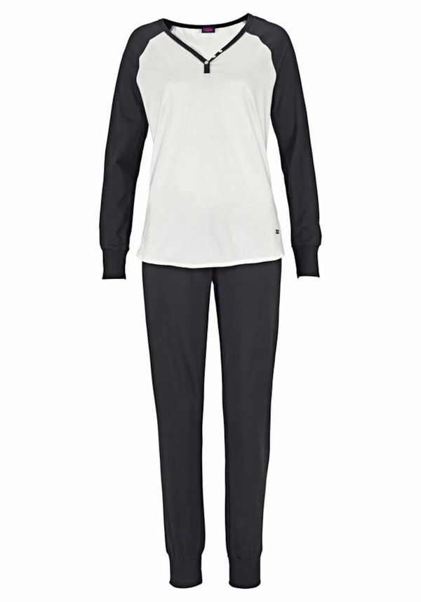 BUFFALO BUFFALO Пижама  нощно синьо / бяло