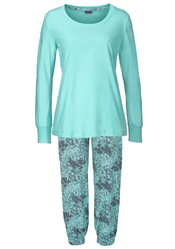BUFFALO BUFFALO Пижама  тюркоазен / гълъбово синьо