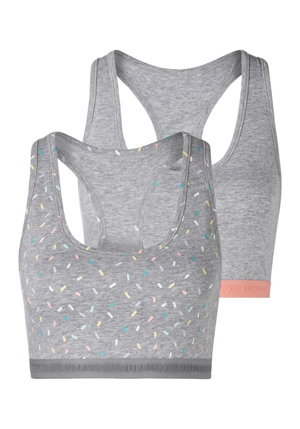 BUFFALO BUFFALO Сутиен 'LM Bustier'  сиво