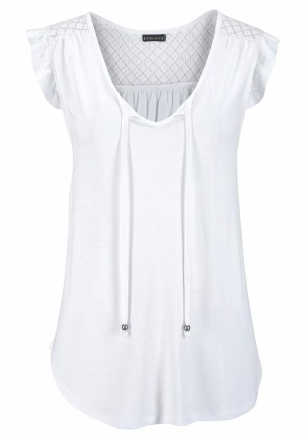 BUFFALO BUFFALO Тениска  бяло