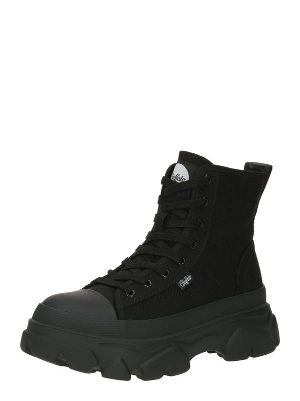 BUFFALO BUFFALO Високи маратонки 'Tremor'  черно / бяло