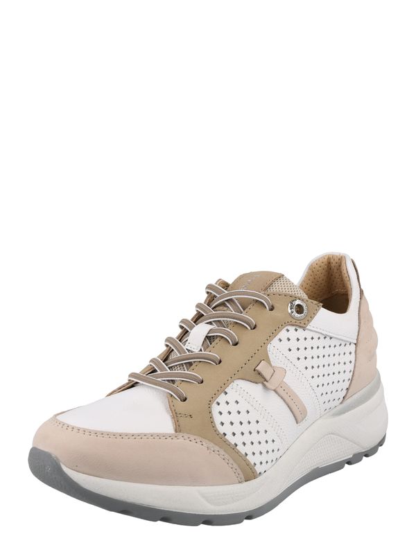 bugatti bugatti Ниски маратонки 'Dubai'  бежово / бяло