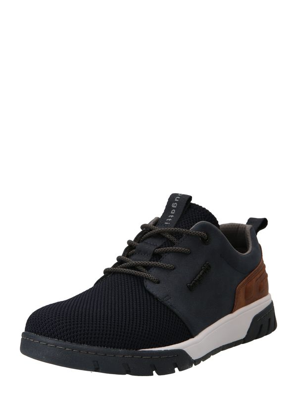 bugatti bugatti Ниски маратонки 'Irish'  тъмносиньо / карамел