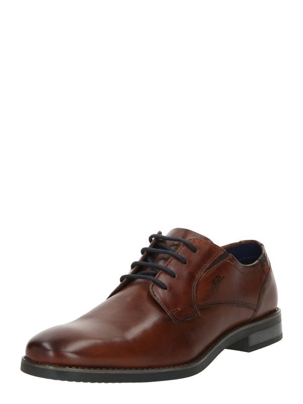 bugatti bugatti Обувки с връзки 'Malco'  нейви синьо / коняк