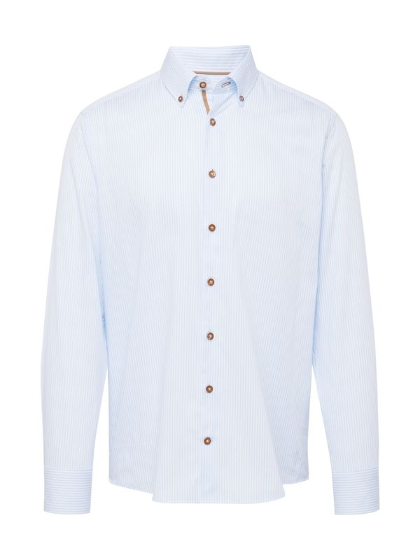 bugatti bugatti Риза  светлосиньо / бяло