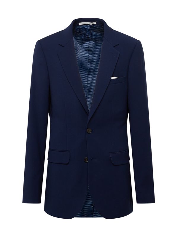 BURTON MENSWEAR LONDON BURTON MENSWEAR LONDON Бизнес сако 'Super Skinny Blue Texture Jacket'  нейви синьо