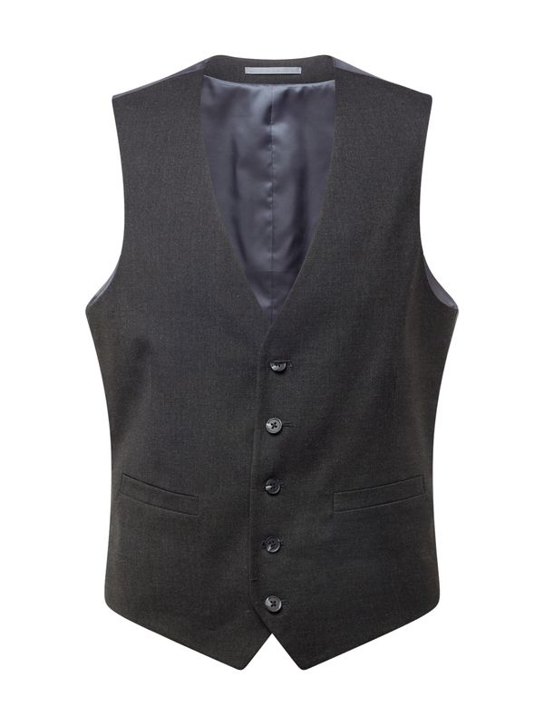 BURTON MENSWEAR LONDON BURTON MENSWEAR LONDON Мъжка елек за костюм  сиво / антрацитно черно