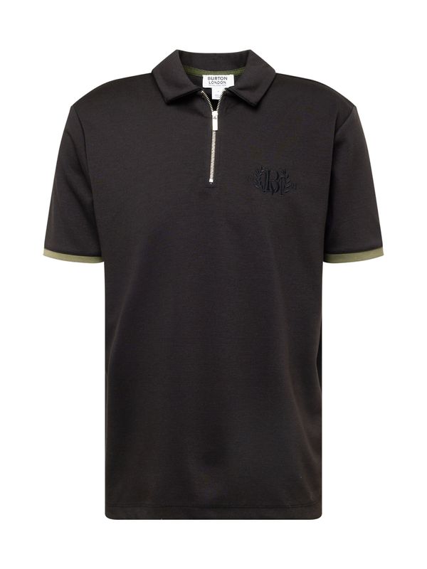 BURTON MENSWEAR LONDON BURTON MENSWEAR LONDON Тениска  маслина / черно