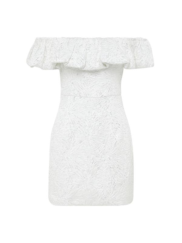 BWLDR BWLDR Рокля 'SASH'  сребърно сиво / бяло